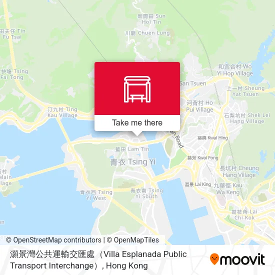 灝景灣公共運輸交匯處（Villa Esplanada Public Transport Interchange）地圖