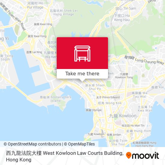 西九龍法院大樓 West Kowloon Law Courts Building map
