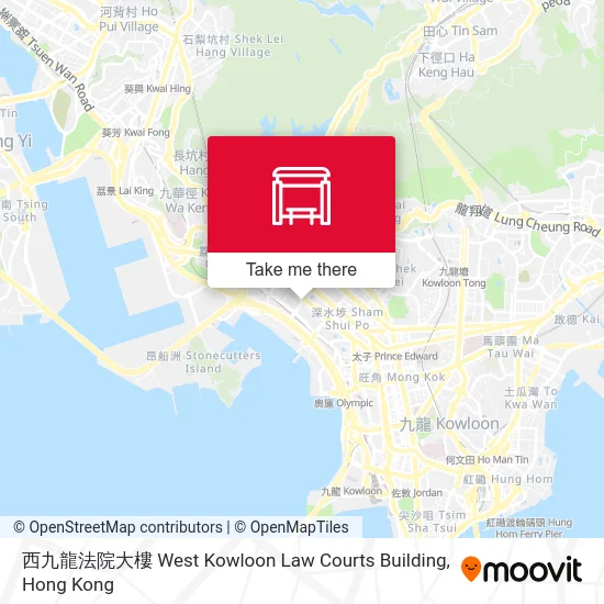 西九龍法院大樓 West Kowloon Law Courts Building map
