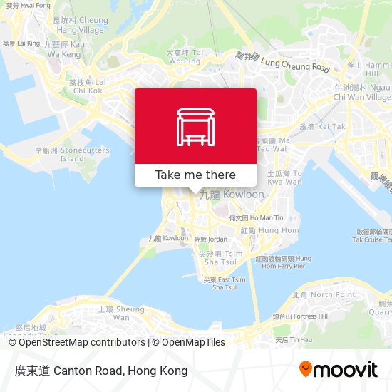 廣東道 Canton Road map