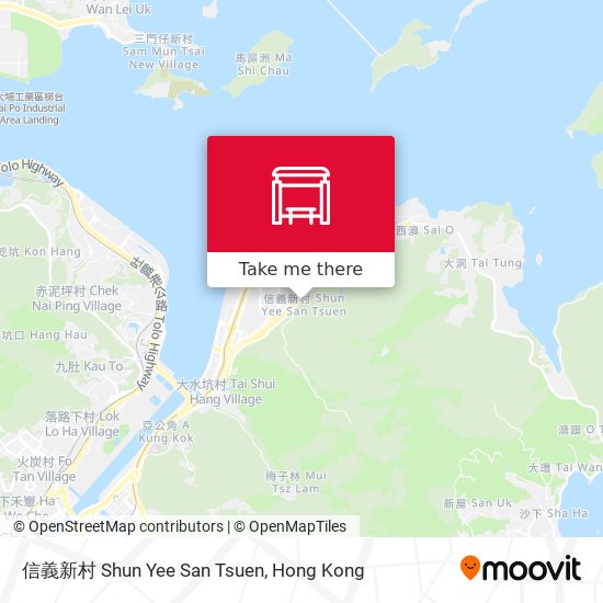 信義新村 Shun Yee San Tsuen map