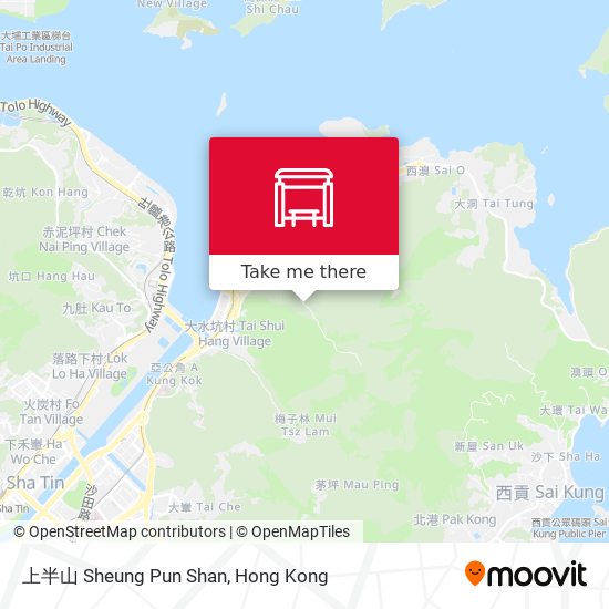 上半山 Sheung Pun Shan map