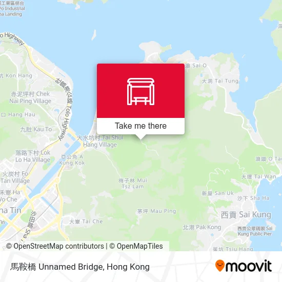 馬鞍橋 Unnamed Bridge map