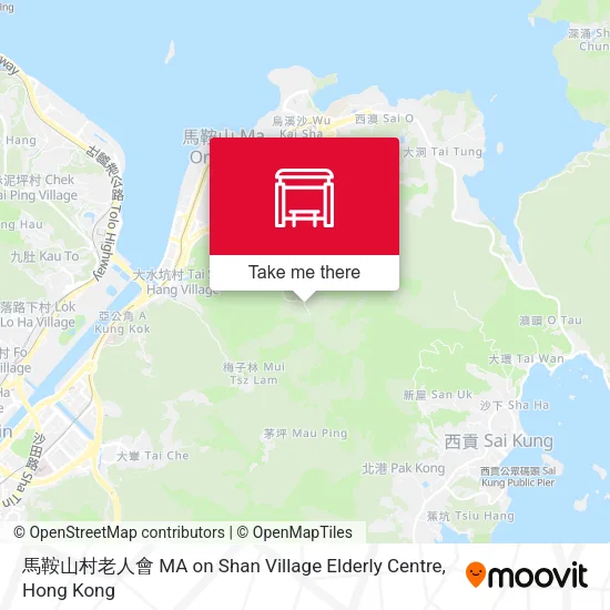 馬鞍山村老人會 MA on Shan Village Elderly Centre map
