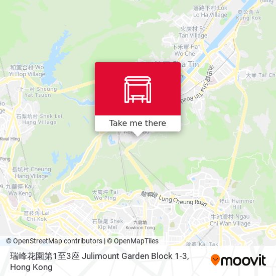 瑞峰花園第1至3座 Julimount Garden Block 1-3 map