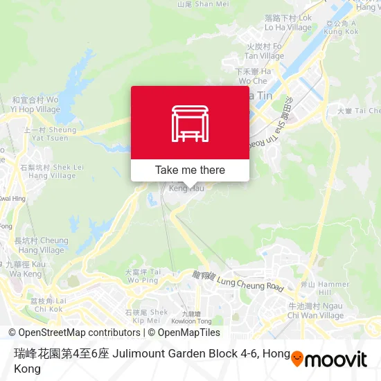 瑞峰花園第4至6座 Julimount Garden Block 4-6地圖