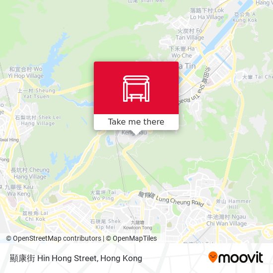 顯康街 Hin Hong Street map