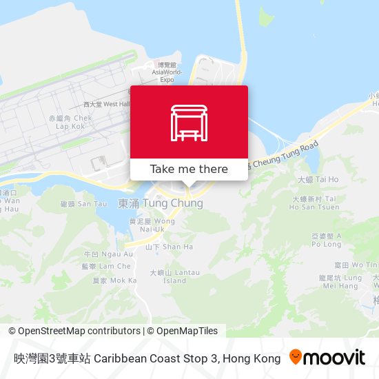 映灣園3號車站 Caribbean Coast Stop 3 map