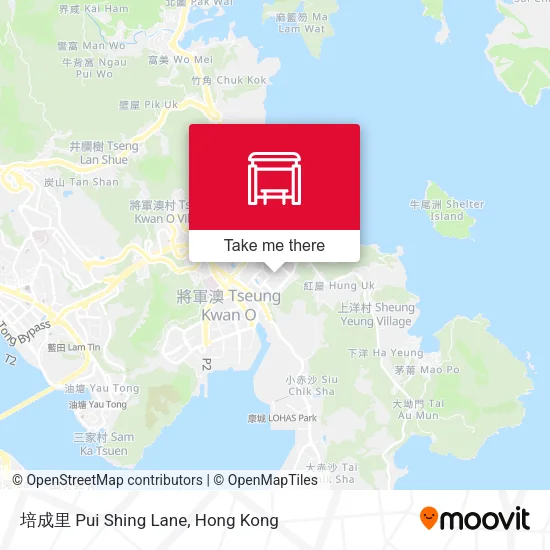 培成里 Pui Shing Lane地圖