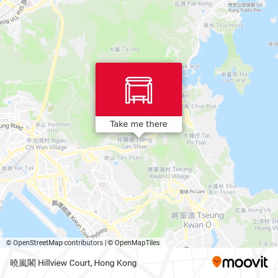 曉嵐閣 Hillview Court map