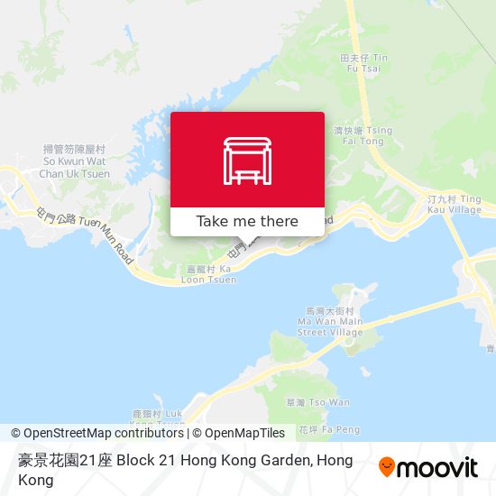 豪景花園21座 Block 21 Hong Kong Garden map