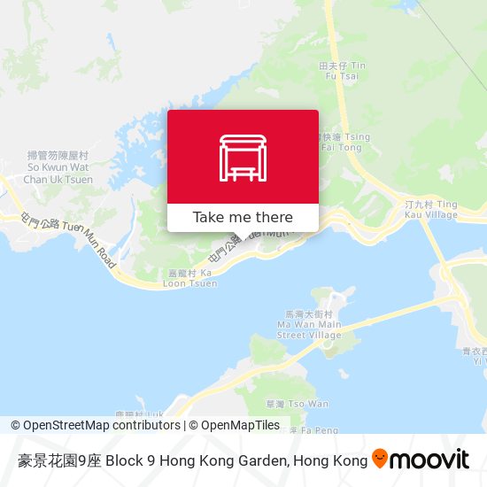 豪景花園9座 Block 9 Hong Kong Garden map