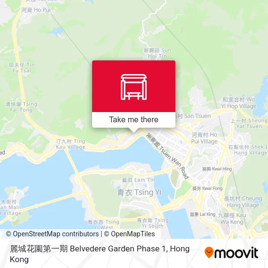 麗城花園第一期 Belvedere Garden Phase 1 map