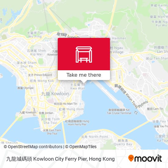 九龍城碼頭 Kowloon City Ferry Pier map