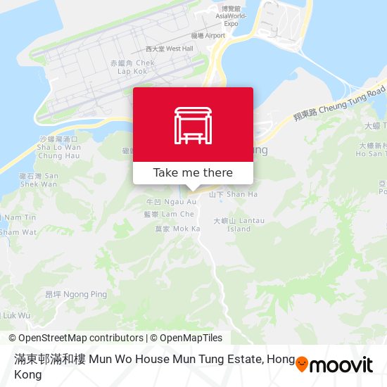 滿東邨滿和樓 Mun Wo House Mun Tung Estate map