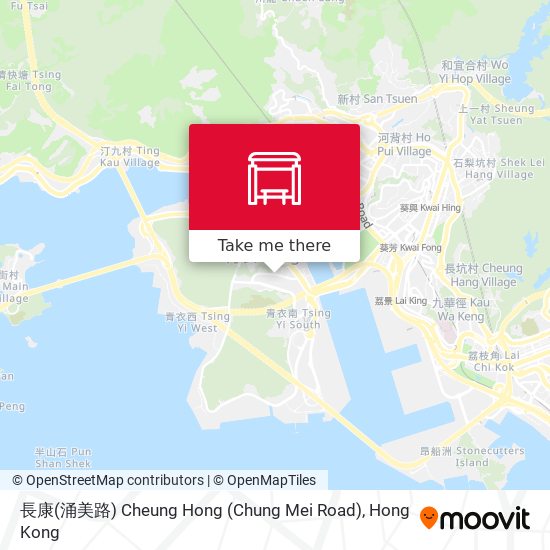 長康(涌美路) Cheung Hong (Chung Mei Road) map