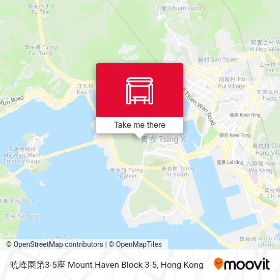 曉峰園第3-5座 Mount Haven Block 3-5地圖