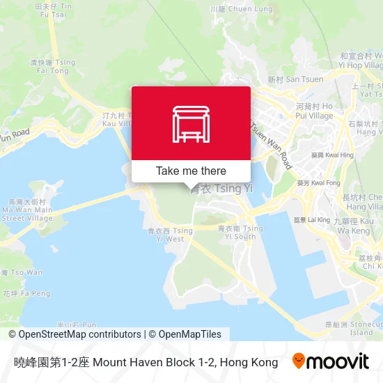 曉峰園第1-2座 Mount Haven Block 1-2地圖
