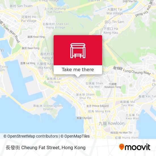 長發街 Cheung Fat Street map