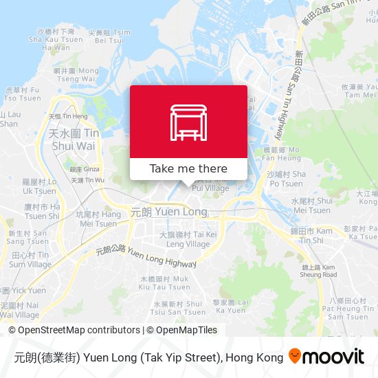 元朗(德業街) Yuen Long (Tak Yip Street) map
