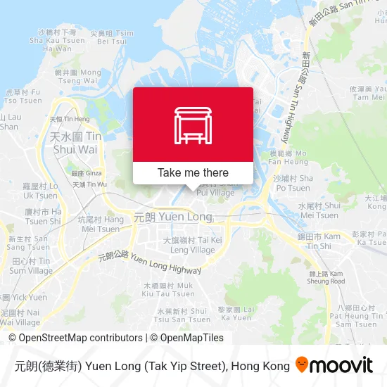 元朗(德業街) Yuen Long (Tak Yip Street) map