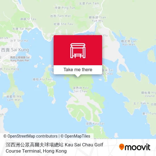 滘西洲公眾高爾夫球場總站 Kau Sai Chau Golf Course Terminal map