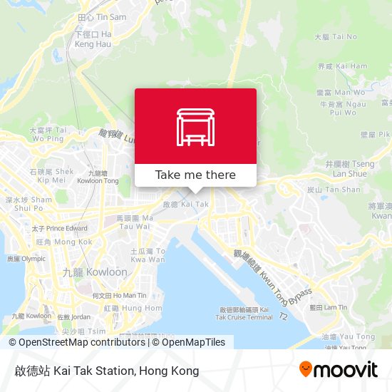 啟德站 Kai Tak Station map