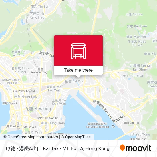 啟德 - 港鐵A出口 Kai Tak - Mtr Exit A map