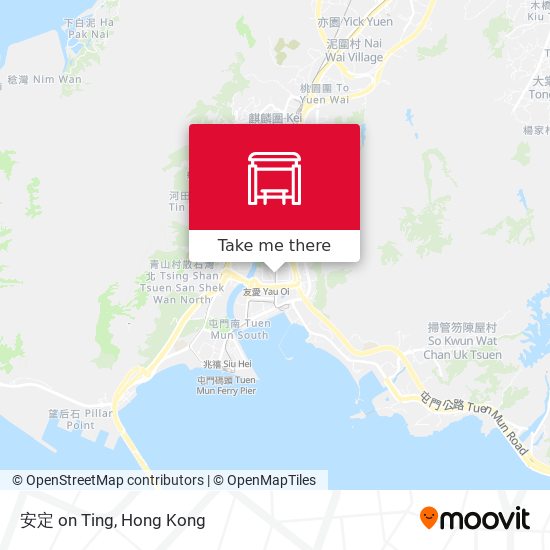 安定 on Ting map