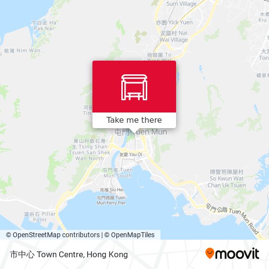 市中心 Town Centre map