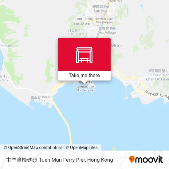 屯門渡輪碼頭 Tuen Mun Ferry Pier地圖