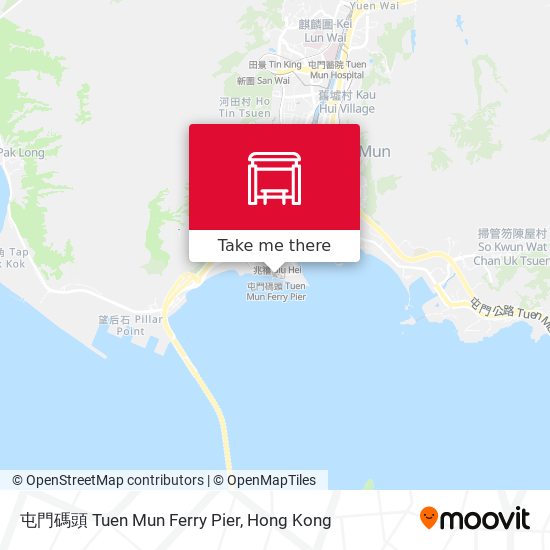 屯門碼頭 Tuen Mun Ferry Pier map