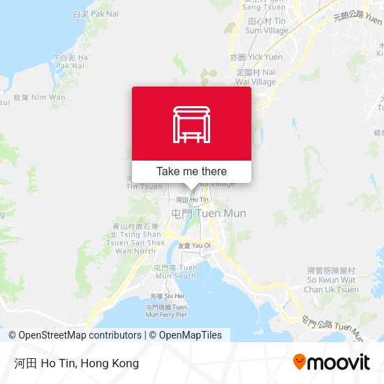河田 Ho Tin map