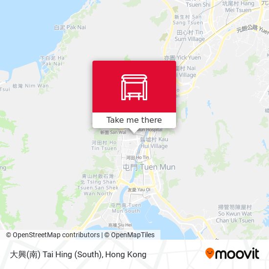 大興(南) Tai Hing (South) map