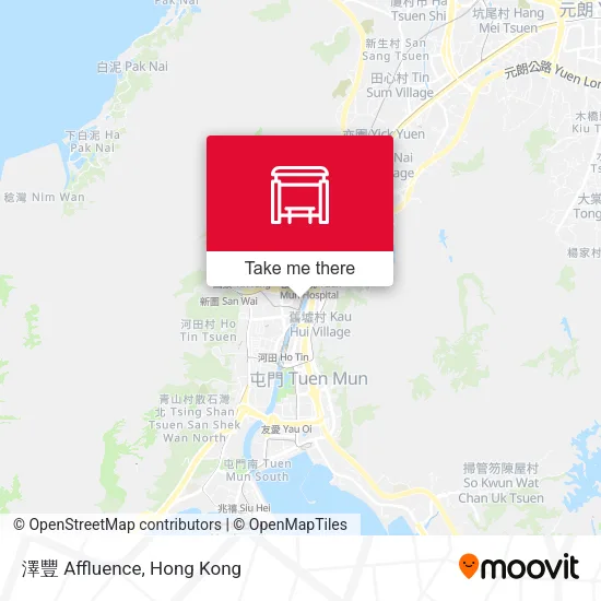 澤豐 Affluence map