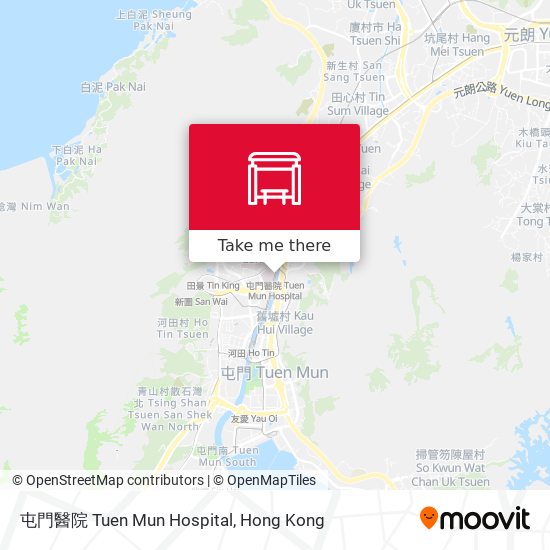 屯門醫院 Tuen Mun Hospital map