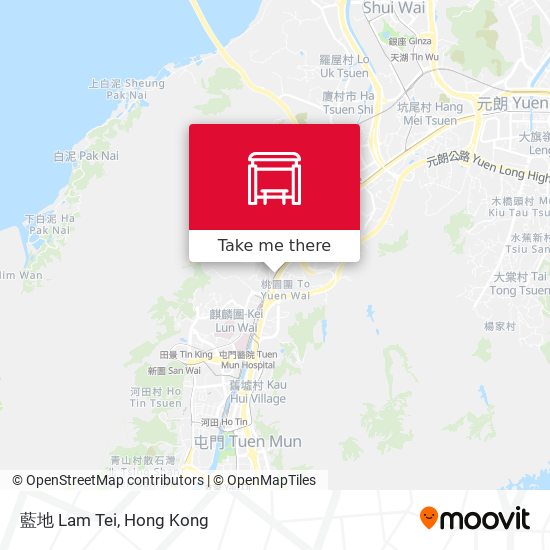 藍地 Lam Tei map
