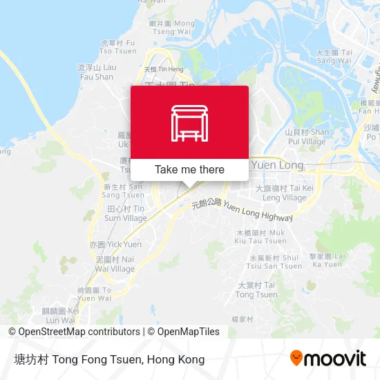 塘坊村 Tong Fong Tsuen地圖