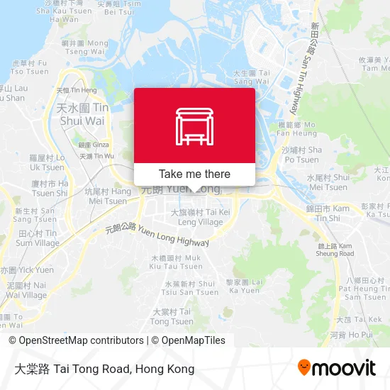 大棠路 Tai Tong Road地圖