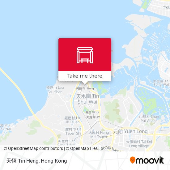 天恆 Tin Heng map