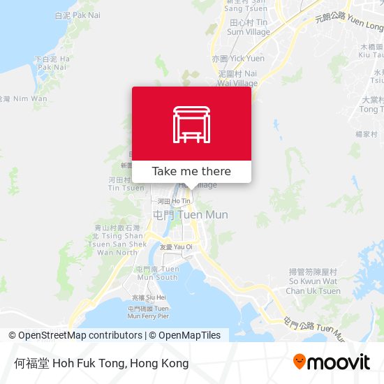 何福堂 Hoh Fuk Tong map