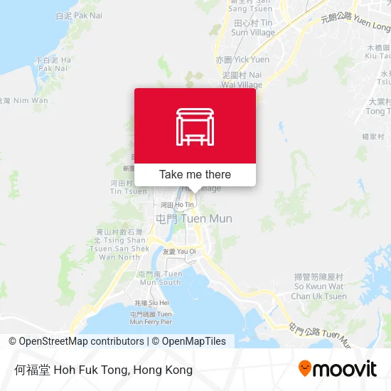 何福堂 Hoh Fuk Tong map
