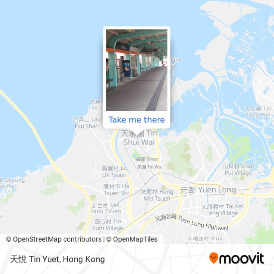 天悅 Tin Yuet map
