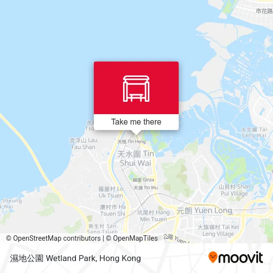 濕地公園 Wetland Park map