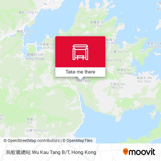烏蛟騰總站 Wu Kau Tang B/T map