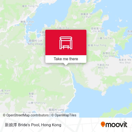 新娘潭 Bride's Pool地圖