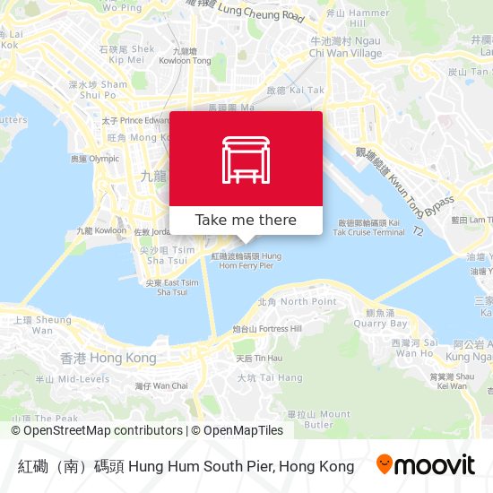 紅磡（南）碼頭 Hung Hum South Pier map
