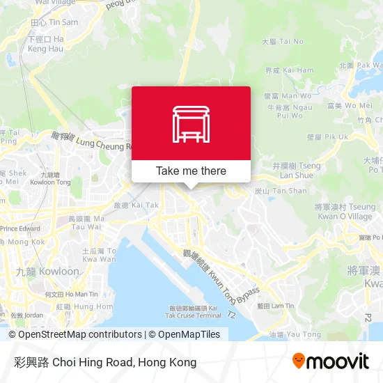 彩興路 Choi Hing Road map