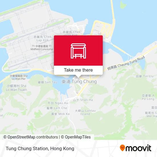 Tung Chung Station map
