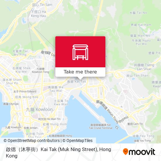 啟德（沐寧街）Kai Tak (Muk Ning Street) map